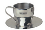 Firenze Cup and Saucer , Stainless Steel Mugs, Cups and Mugs