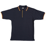 Double Contrast Polo , Mens Polo Shirts, Clothing