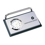 Card Holder with Clock , Desk Gear