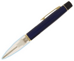 Blue Metal Light Pen , Pens (Metal)