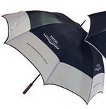 Half Contrast Golf Umbrella , Umbrellas