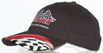Cap with Swoosh and Check , Race Pattern Caps, Car Promotion Gear