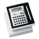 Metal Calculator Gift Set, Desk Gear