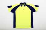 Hi-Vis Polo with Navy Contrast, Mens Polo Shirts, Polo Shirts
