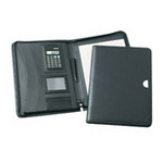 Microfibre Zippered Compendium , Compendiums, Conferences