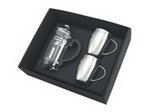 Plunger and 2 x Mug Set , Beverage Gear