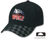 Chequered Peak Cap , Baseball Caps, Headwear