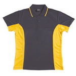 Ladies Contrast Poly Polo , Cool Dry Fabric Polos, Polo Shirts