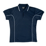 Fresh Piping Polo , Cool Dry Fabric Polos, Polo Shirts