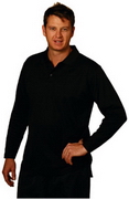 Long Sleeve Zhongyi Polo, Cool Dry Fabric Polos, Polo Shirts