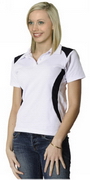 Ladies' TrueDry Contrast Polo , Ladies Polo Shirts, Clothing