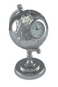 Globe Desk Clock , Executive and Office Gifts