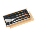 Wooden Handle BBQ Set , Outdoor Gear