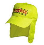 Hi-Vis with Sun Flap Cap , Hi Visibility WorkGear