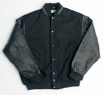 Melton Wool Baseball Jacket , Jackets, Clothing