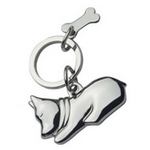 Metal Dog Keyring , Keyrings